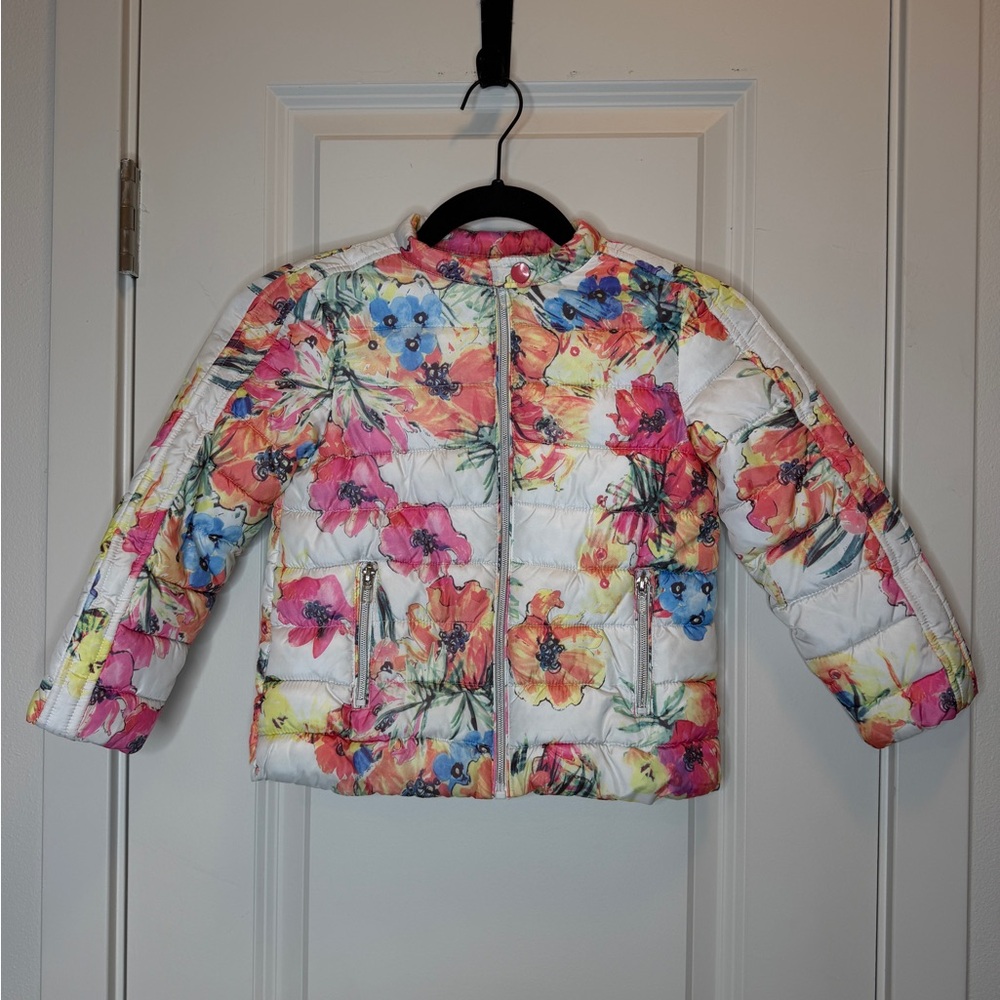 Zara Girls & Outerwear Floral Print Lightweight
Puffer Jacket